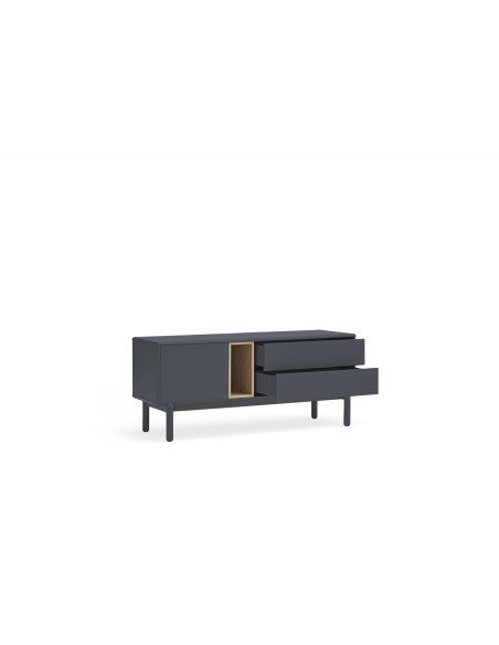 Mueble TV CORVO 140 cm, Gris Antracita - Teulat