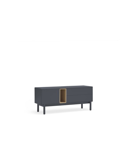 Mueble TV CORVO 140 cm, Gris Antracita - Teulat