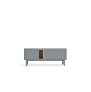 Mueble TV CORVO 140 cm, Gris Perla - Teulat; Vackart; 15973_TE