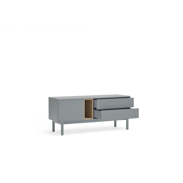 Mueble TV CORVO 140 cm, Gris Perla -... Mueble TV CORVO 140 cm, Gris Perla -...