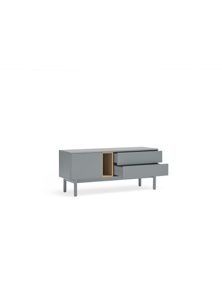 Mueble TV CORVO 140 cm, Gris Perla - Teulat