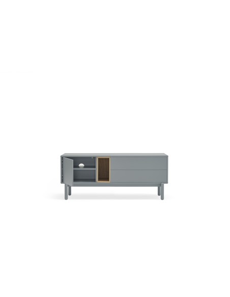 Mueble TV CORVO 140 cm, Gris Perla - Teulat