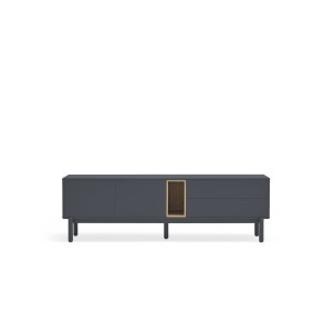 Mueble TV CORVO 180 cm, Gris Antracita - Teulat; Vackart; 15967_TE