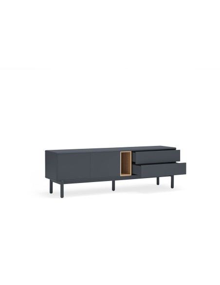 Mueble TV CORVO 180 cm, Gris Antracita - Teulat