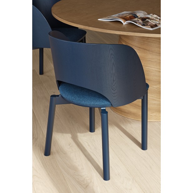 Silla DAM, Contrachapado Azul Marino...