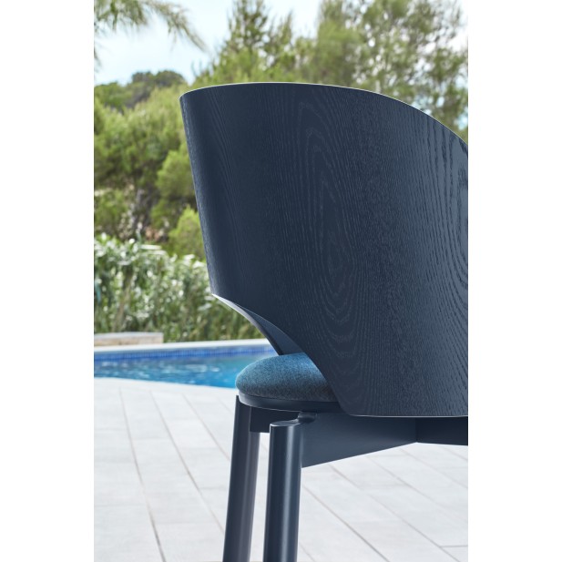 Silla DAM, Contrachapado Azul Marino...