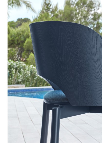 Silla DAM, Contrachapado Azul Marino - Teulat