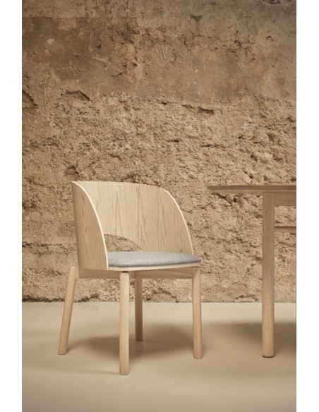 Silla DAM, Contrachapado Natural Claro - Teulat