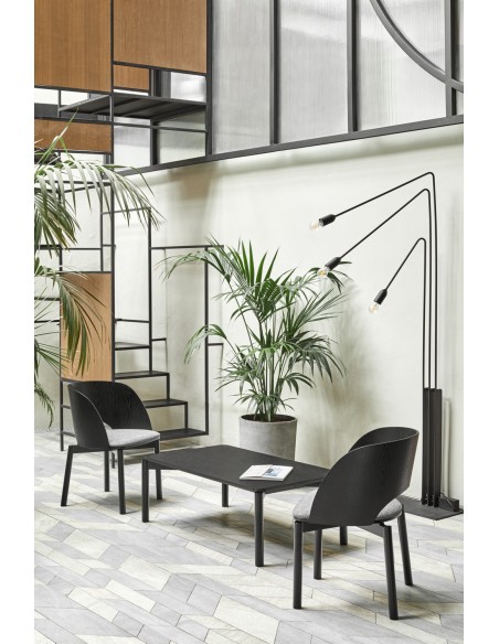 Silla DAM, Contrachapado Negro - Teulat