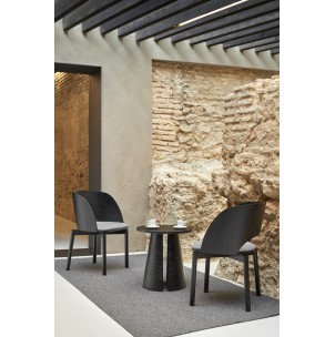 Silla DAM, Contrachapado Negro - Teulat; Vackart; 13668_TE 2