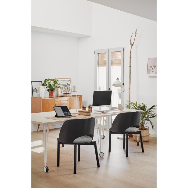 Silla DAM, Contrachapado Negro - Teulat