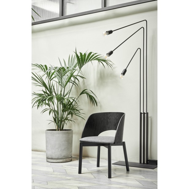 Silla DAM, Contrachapado Negro - Teulat