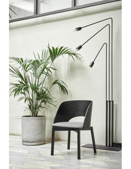 Silla DAM, Contrachapado Negro - Teulat