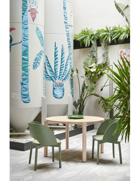 Silla DAM, Contrachapado Verde Oliva - Teulat