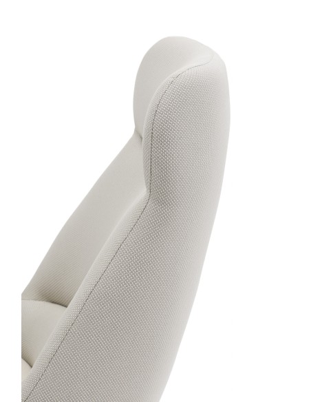 Butaca Alta DINS, Crema / Metal Negro - Teulat