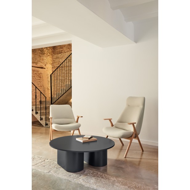 Butaca Alta DINS, Crema / Haya...