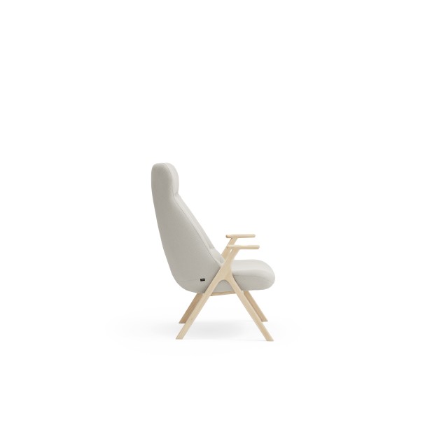 Butaca Alta DINS, Crema / Haya...