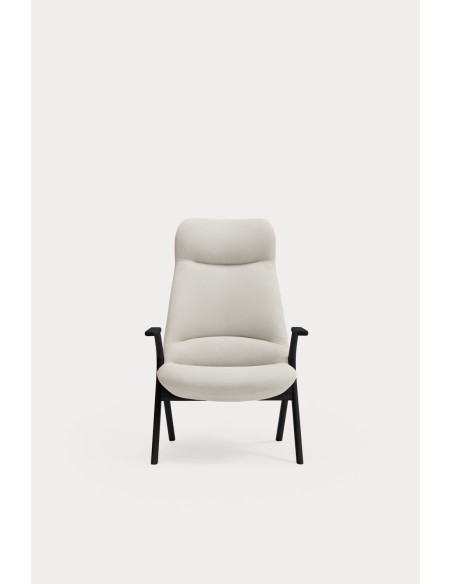 Butaca Alta DINS, Crema / Haya Negro - Teulat