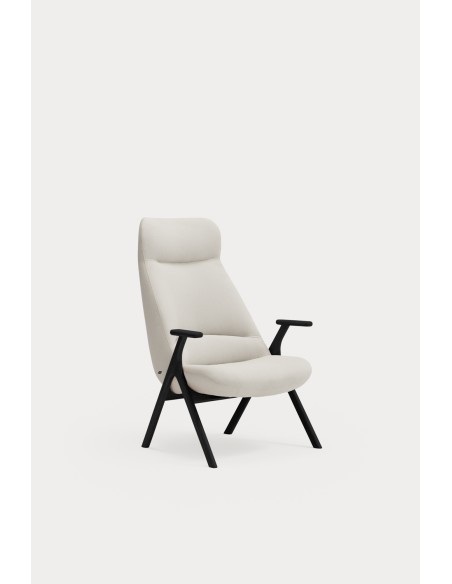 Butaca Alta DINS, Crema / Haya Negro - Teulat; Vackart; 18663_TE