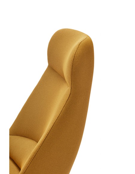 Butaca Alta DINS, Mostaza / Metal Negro - Teulat