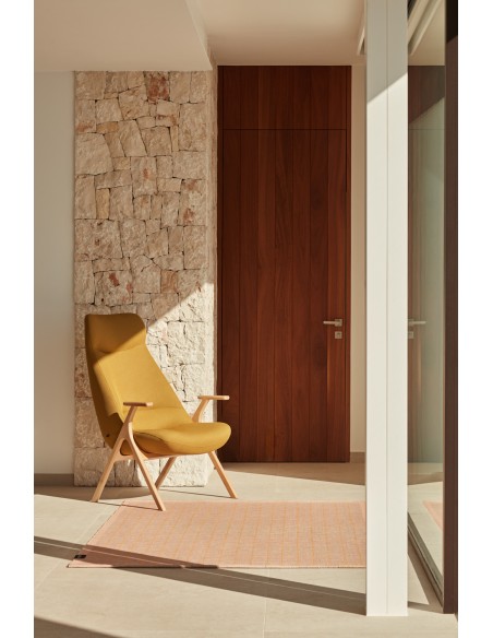 Butaca Alta DINS, Mostaza / Haya Natural - Teulat