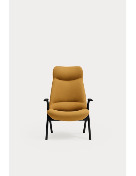 Butaca Alta DINS, Mostaza / Haya Negro - Teulat