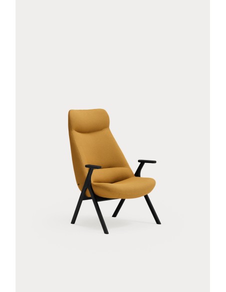 Butaca Alta DINS, Mostaza / Haya Negro - Teulat; Vackart; 18664_TE