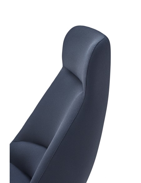 Butaca Alta DINS, Azul / Metal Negro - Teulat