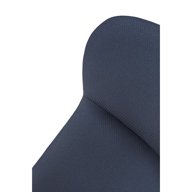 Butaca Alta DINS, Azul / Metal Negro...