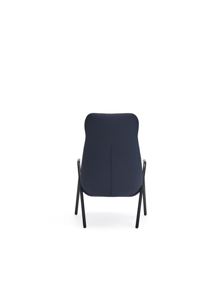 Butaca Alta DINS, Azul / Metal Negro - Teulat