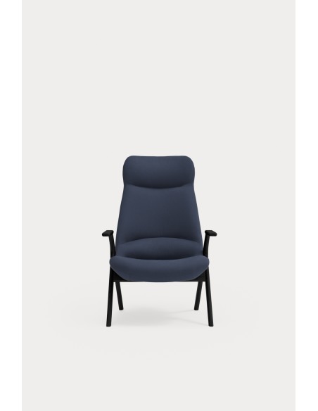 Butaca Alta DINS, Azul / Haya Negro - Teulat