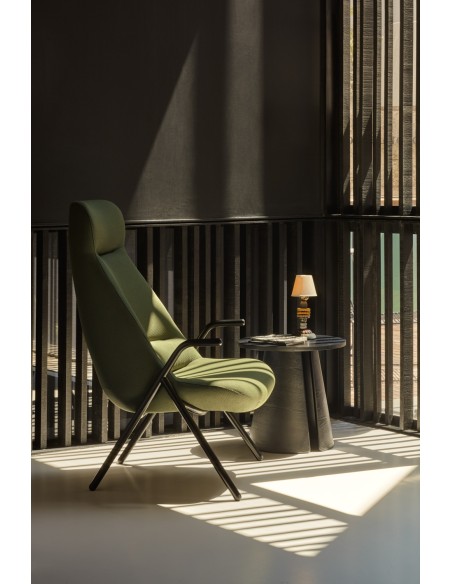 Butaca Alta DINS, Verde / Metal Negro - Teulat
