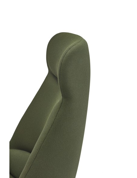 Butaca Alta DINS, Verde / Metal Negro - Teulat