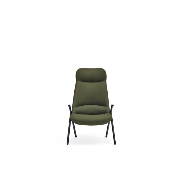 Butaca Alta DINS, Verde / Metal Negro...