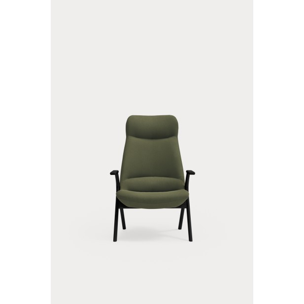 Butaca Alta DINS, Verde / Haya Negro...