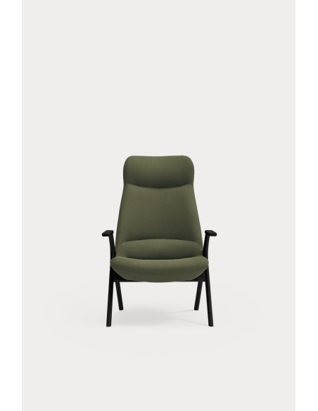 Butaca Alta DINS, Verde / Haya Negro - Teulat