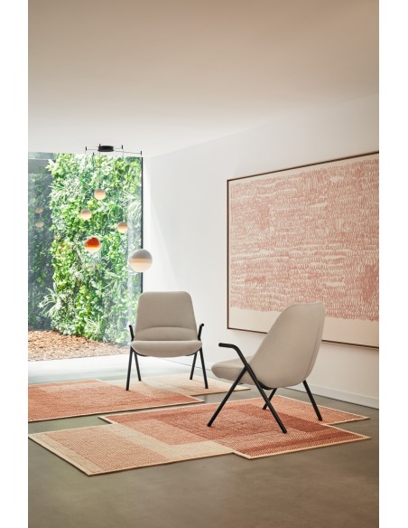 Butaca Baja DINS, Crema / Metal Negro - Teulat