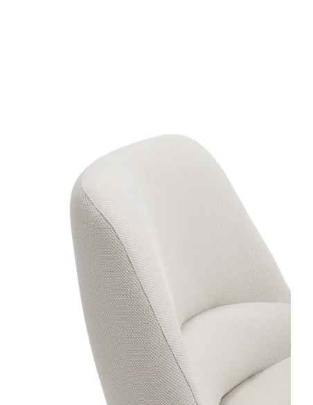 Butaca Baja DINS, Crema / Metal Negro - Teulat