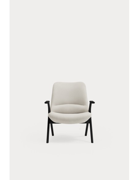 Butaca Baja DINS, Crema / Haya Negro - Teulat