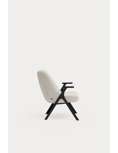 Butaca Baja DINS, Crema / Haya Negro - Teulat