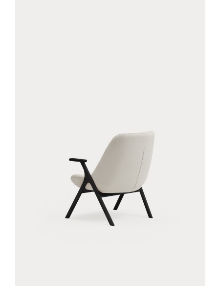 Butaca Baja DINS, Crema / Haya Negro - Teulat