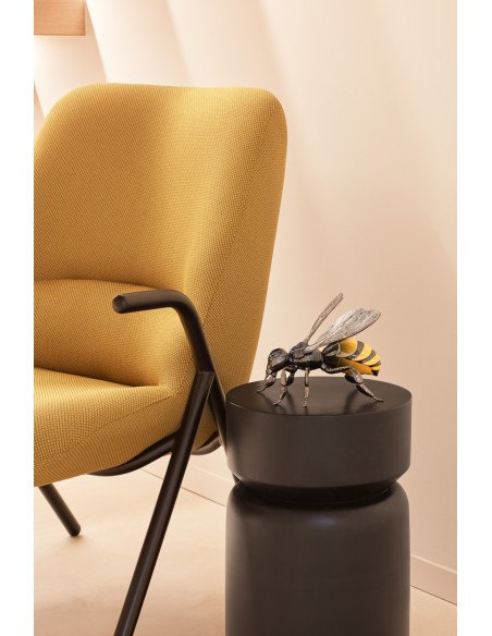 Butaca Baja DINS, Mostaza / Metal Negro - Teulat