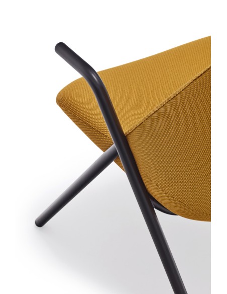 Butaca Baja DINS, Mostaza / Metal Negro - Teulat