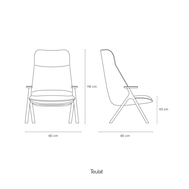 Butaca Baja DINS, Mostaza / Haya...