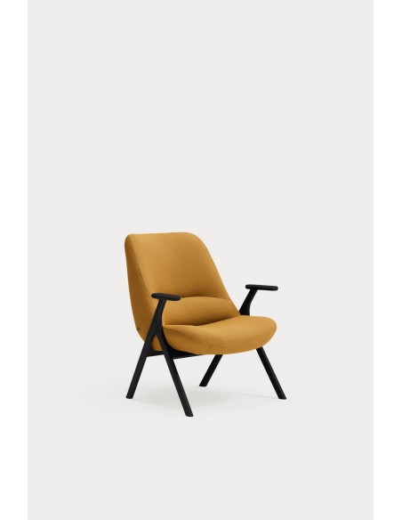 Butaca Baja DINS, Mostaza / Haya Negro - Teulat; Vackart; 18718_TE
