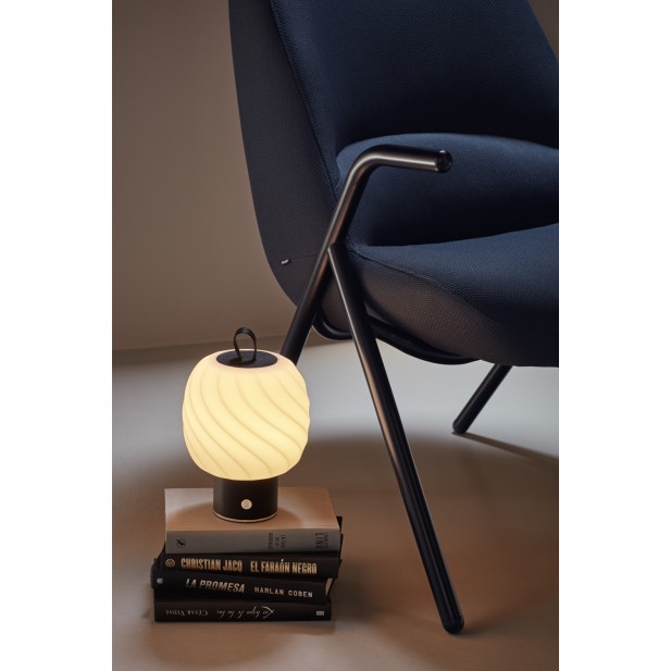 Butaca Baja DINS, Azul / Metal Negro...