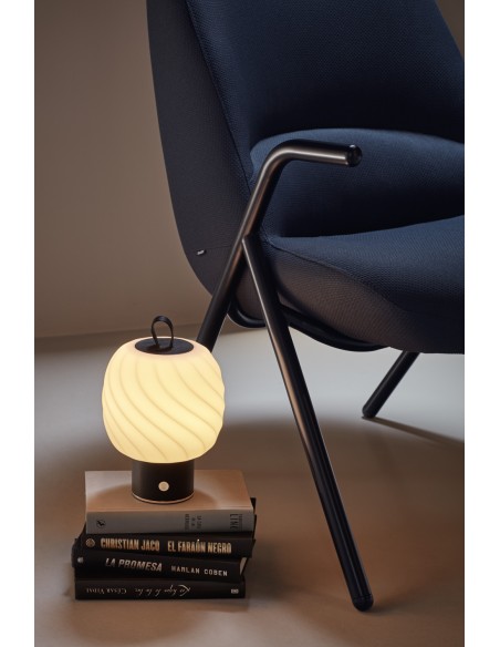 Butaca Baja DINS, Azul / Metal Negro - Teulat