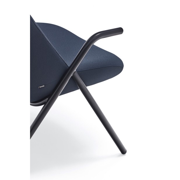 Butaca Baja DINS, Azul / Metal Negro...