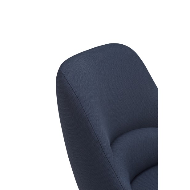 Butaca Baja DINS, Azul / Metal Negro...