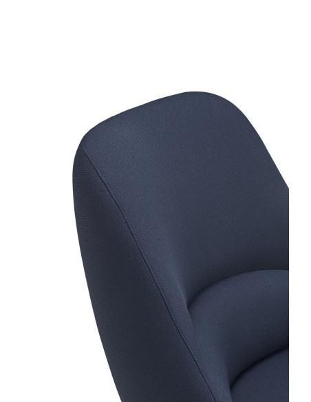 Butaca Baja DINS, Azul / Metal Negro - Teulat